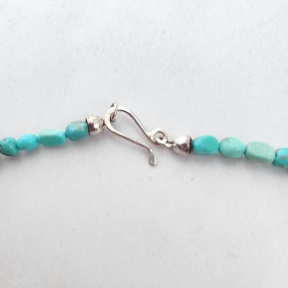 Jay King Choker Necklace 34" Turquoise New Blue Western - Picture 3 of 6